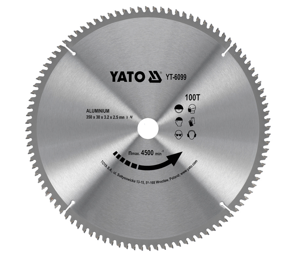 Disc pentru fierastrau electric YATO YT6099 350mm 2.5mm photo