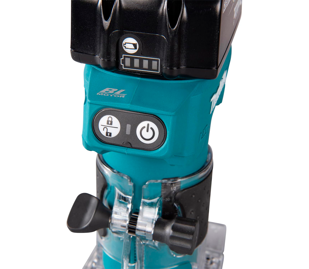 Mașină de frezat cu acumulator (fără bat) MAKITA DRT52Z  18V photo 3