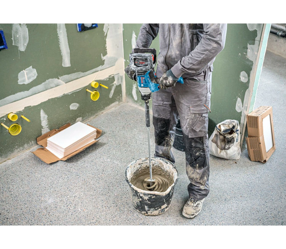 Mașină de amestecat mortar cu acumulator (fără bat) BOSCH GRW 18V-120 18V photo 4