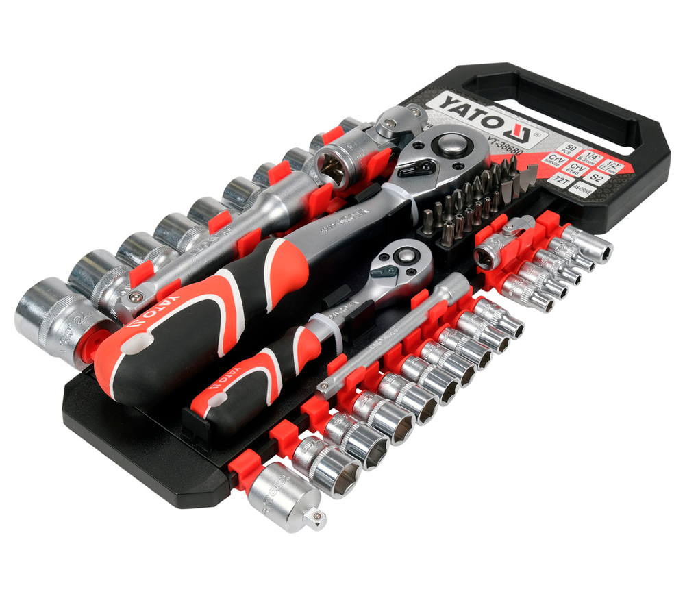 Set de duze tubulare 51 unități YATO YT38680 4-24 mm photo 0