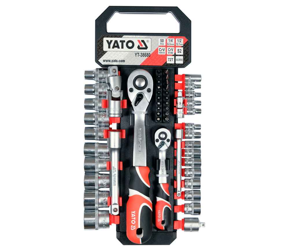Set de duze tubulare 51 unități YATO YT38680 4-24 mm photo