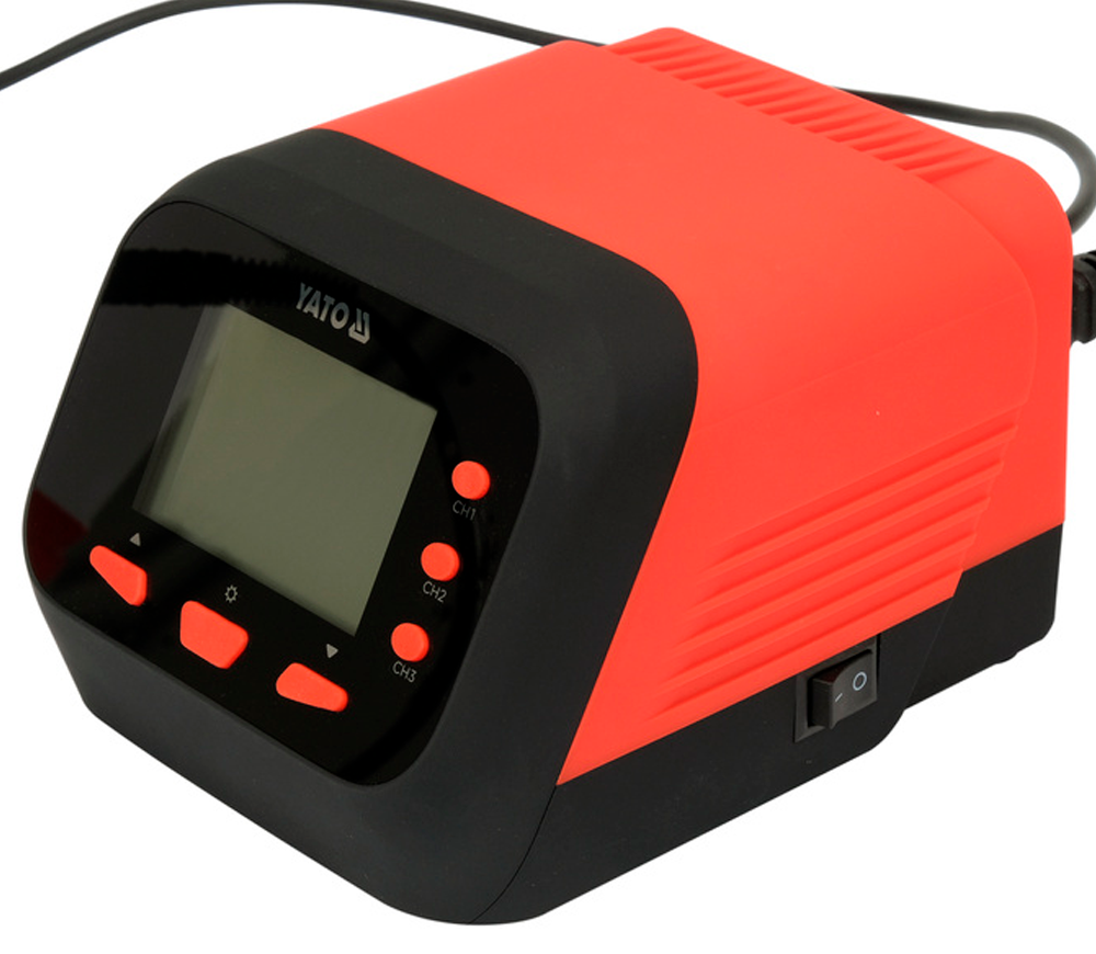 Stație de lipit cu conrol a temperaturii YATO YT82462 75w 480°C Rețea photo 3