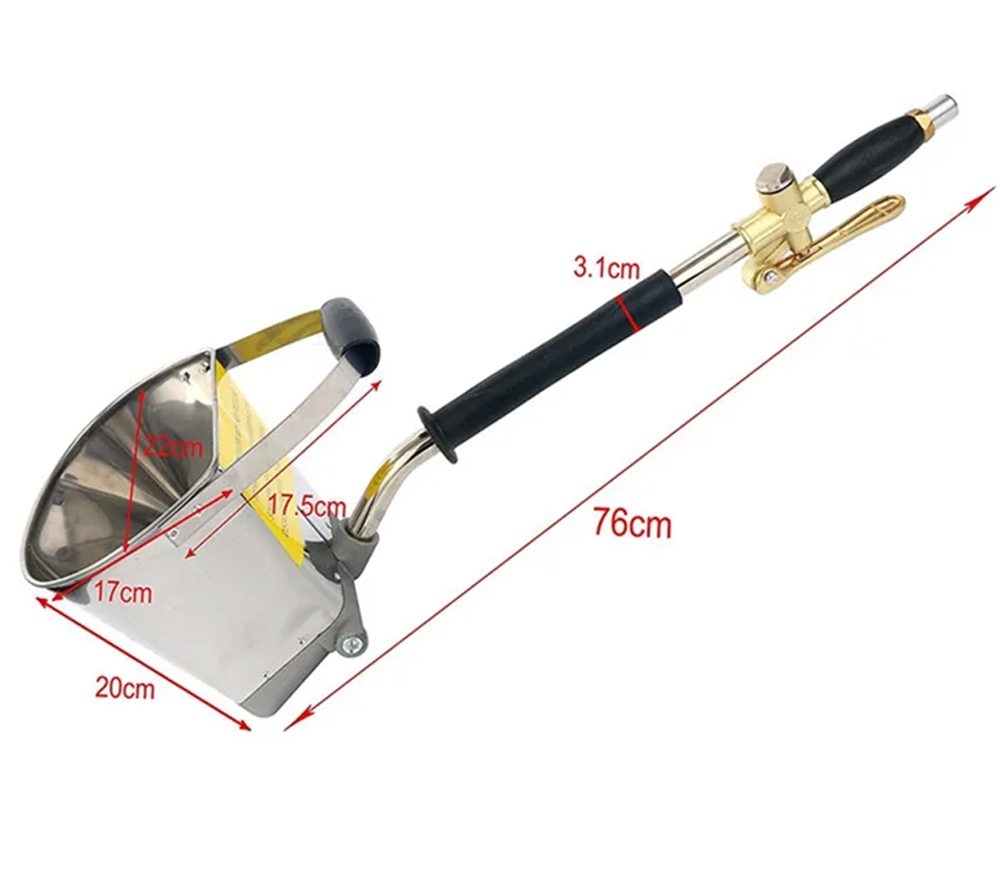 Dispozitiv de tencuit pneumatic Demetra PIS001 5L 17mm photo 3