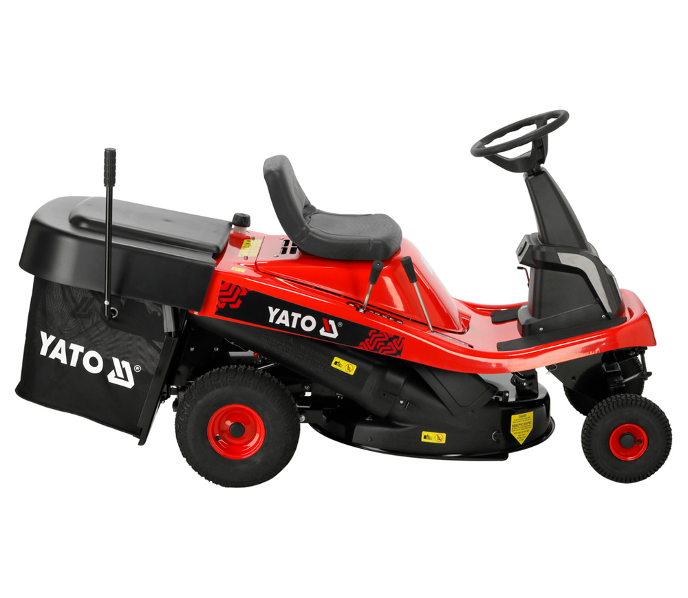Бензиновая самоходная газонокосилка-трактор YATO YT85550 760мм 12лс photo 1