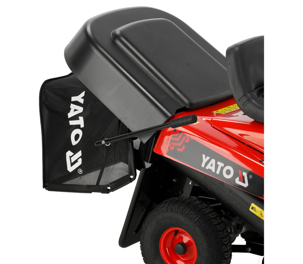 Бензиновая самоходная газонокосилка-трактор YATO YT85550 760мм 12лс photo 8