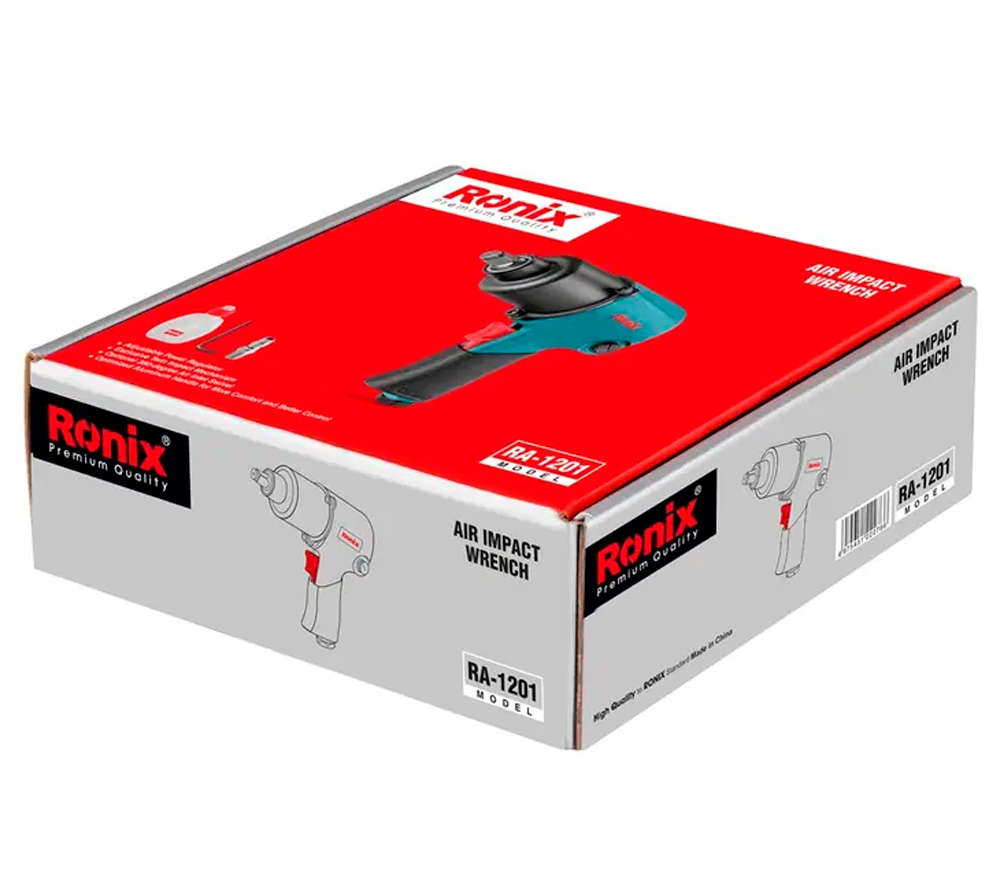 Mașină de înșurubat cu impact pneumatică RONIX RA-1201 900Nm 7500rot/min photo 6