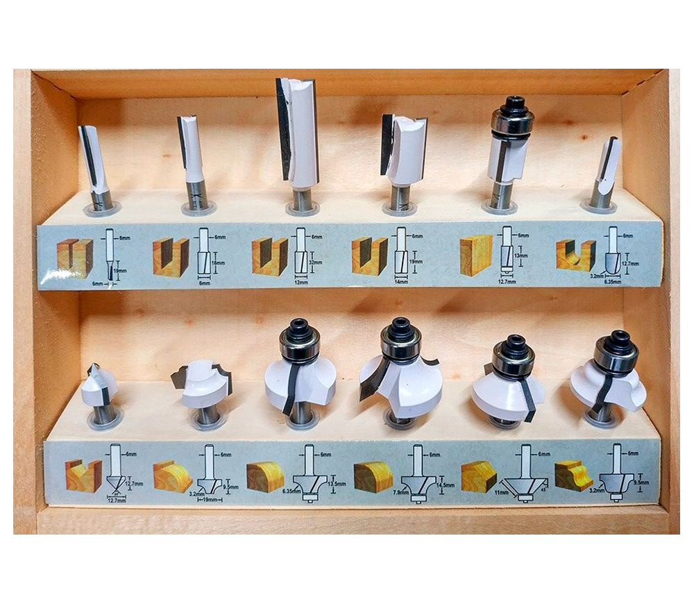 Set freze pe lemn MAKITA D-57065 photo 1