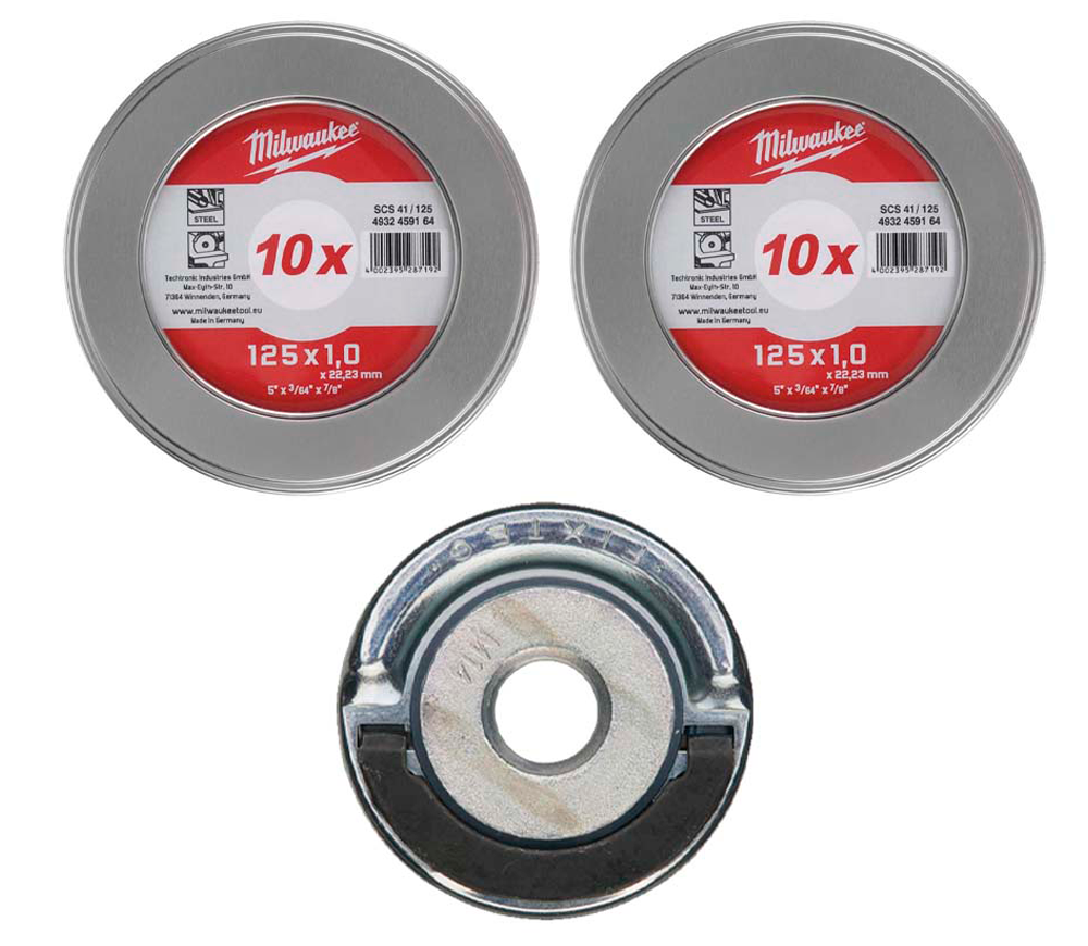 Disc de tăiat abraziv MILWAUKEE Milwaukee Perfect Match 125mm 1mm 20buc photo
