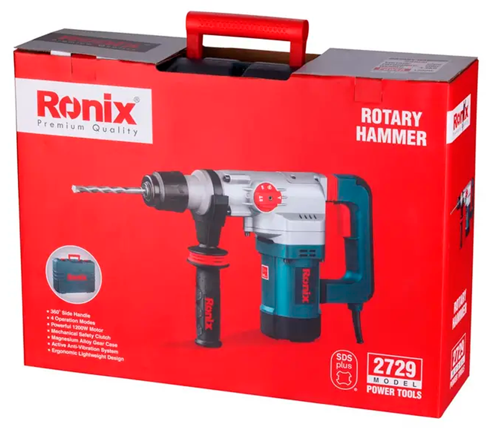 Ciocan rotopercutor RONIX 2729 1200w SDS-Plus photo 8