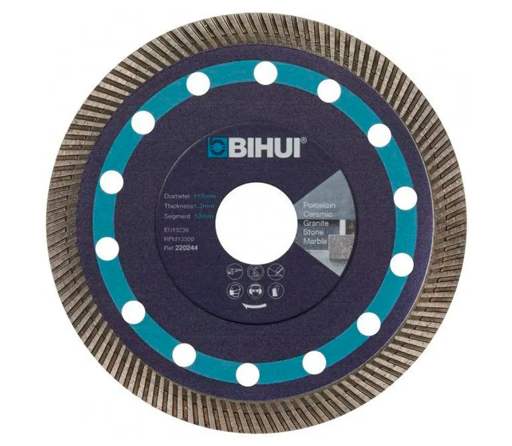 Disc de tăiat cu diamant SUPER THIN BIHUI DCBN5 125mm turbo photo