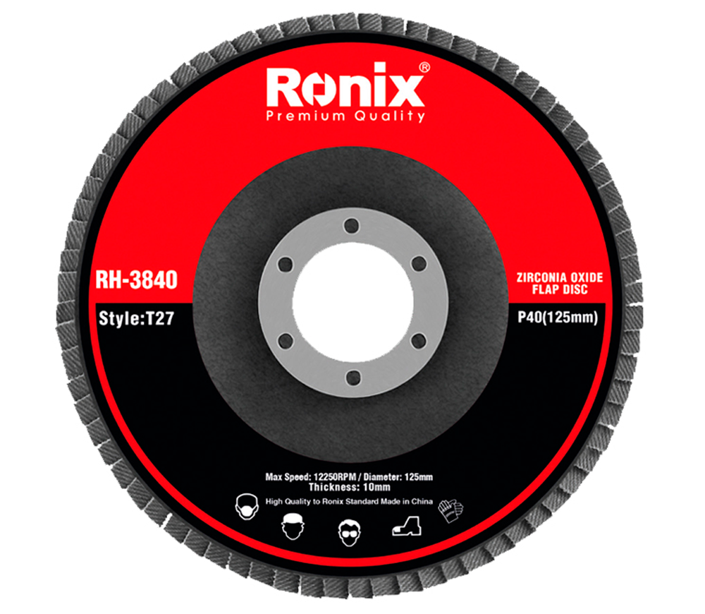 Disc de șlefuit lamelar RONIX RH-3840 P40 photo