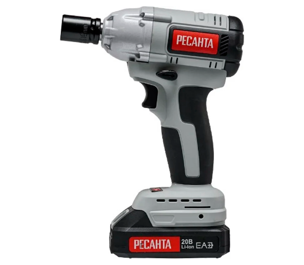 Mașină de înșurubat cu impact cu acumulator RESANTA АГ-300/20Li 20V 2Ah 300Nm photo 0