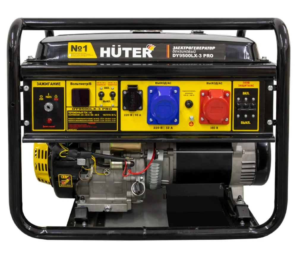 Generator electric HUTER DY9500LX-3 PRO 8.5kw Benzină AVR photo 1