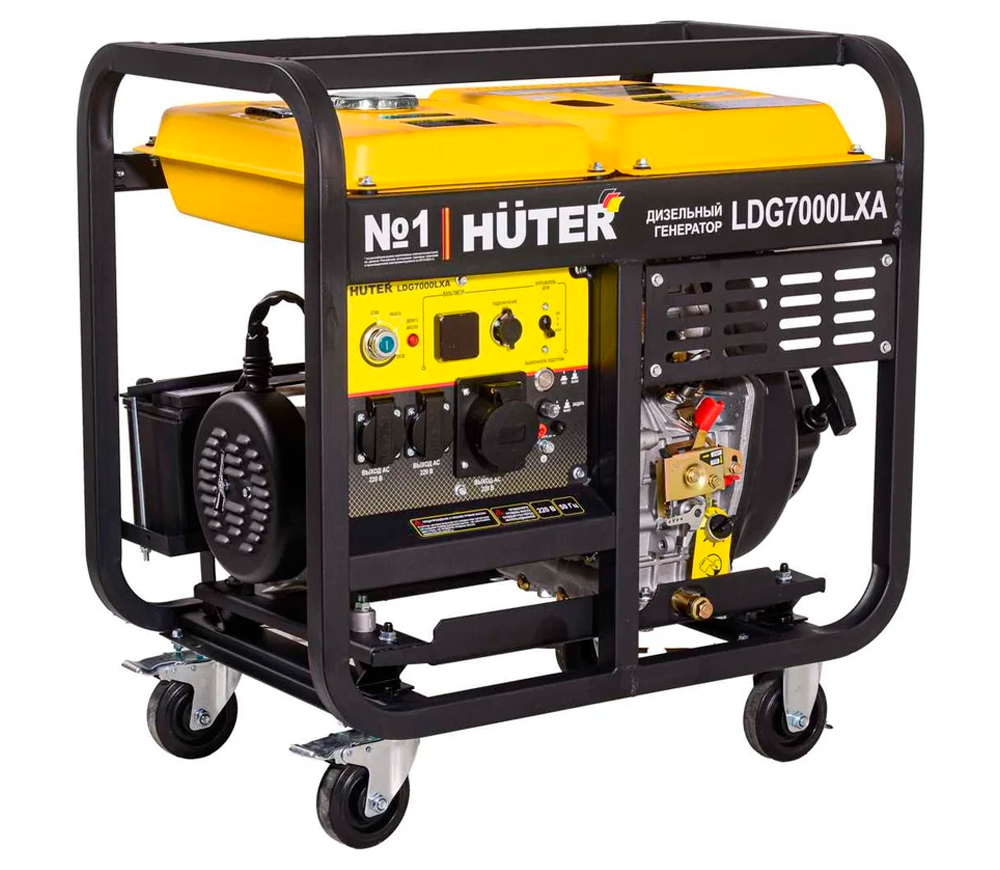Generator electric HUTER LDG 7000LXA 5.5kw Motorină AVR photo 1