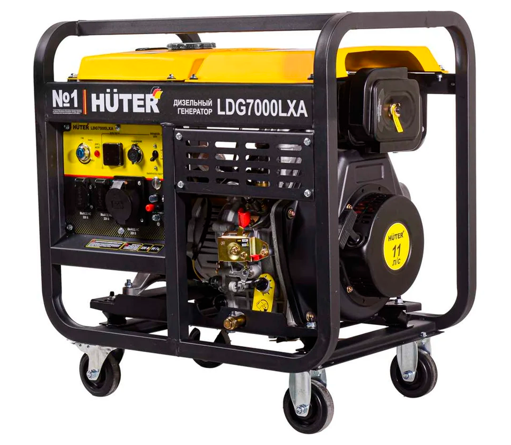 Generator electric HUTER LDG 7000LXA 5.5kw Motorină AVR photo
