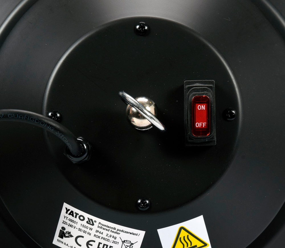 Încălzitor cu infraroşu YATO YT99501 1.5kw photo 2