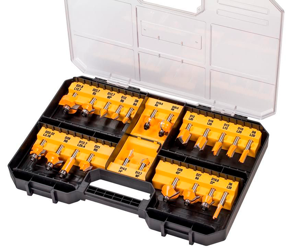 Set freze pe lemn DEWALT DT90017 6/31.8mm photo