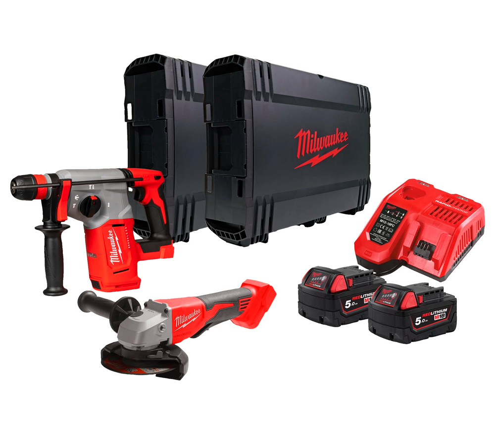 Set de unelte cu acumulator MILWAUKEE M18 BLPP2G-502X photo