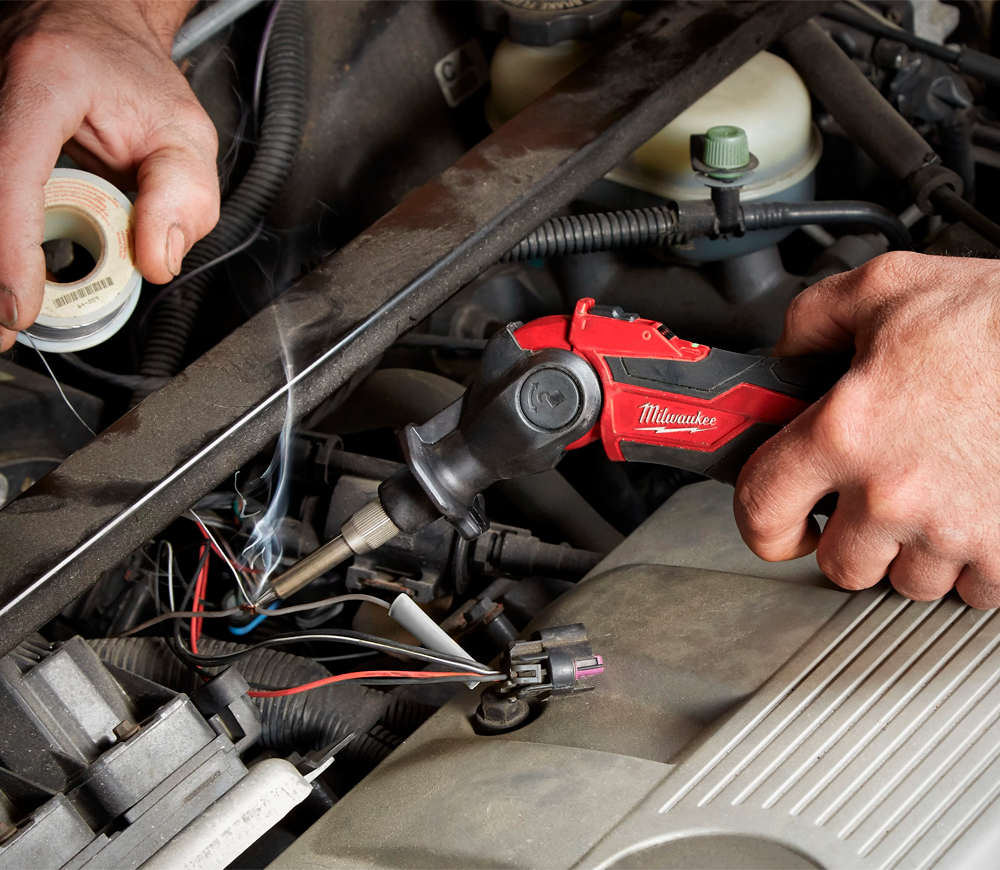 Stație de lipit (fără bat) MILWAUKEE M12 SI-0 90w 400°C Acumulator photo 5