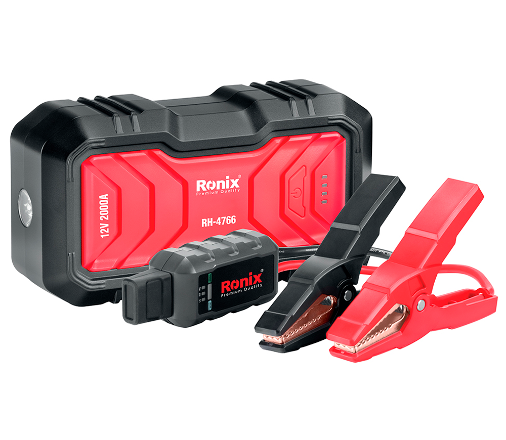 Dispozitiv de pornire acumlator RONIX RH-4766 2000A 12V photo