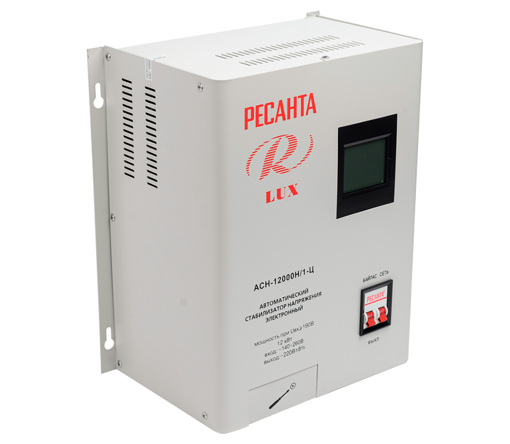 Stabilizator de tensiune releu RESANTA АСН-12000Н/1-Ц photo 1