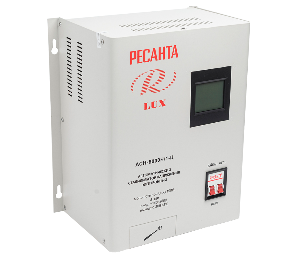 Stabilizator de tensiune releu RESANTA ACH-8000 Н/1-Ц photo 1