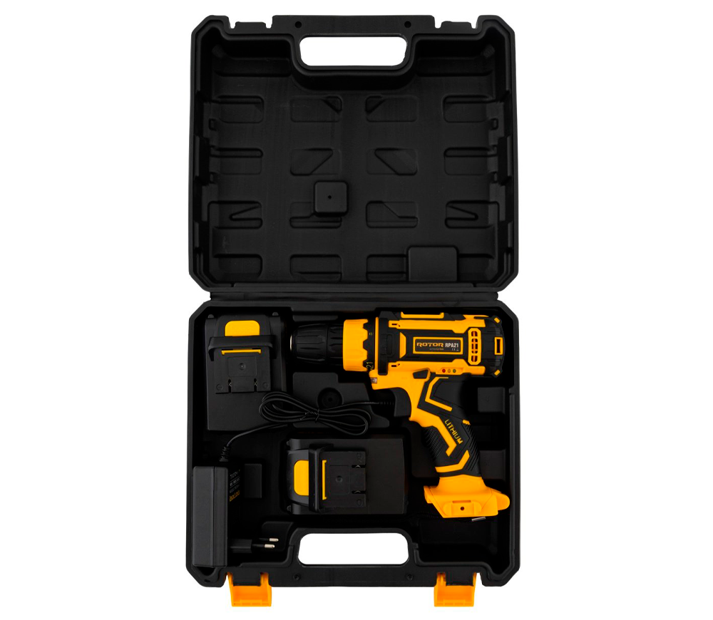 Mașină de înșurubat cu acumulator ROTOR RPA21 21V 1.5Ah photo 7