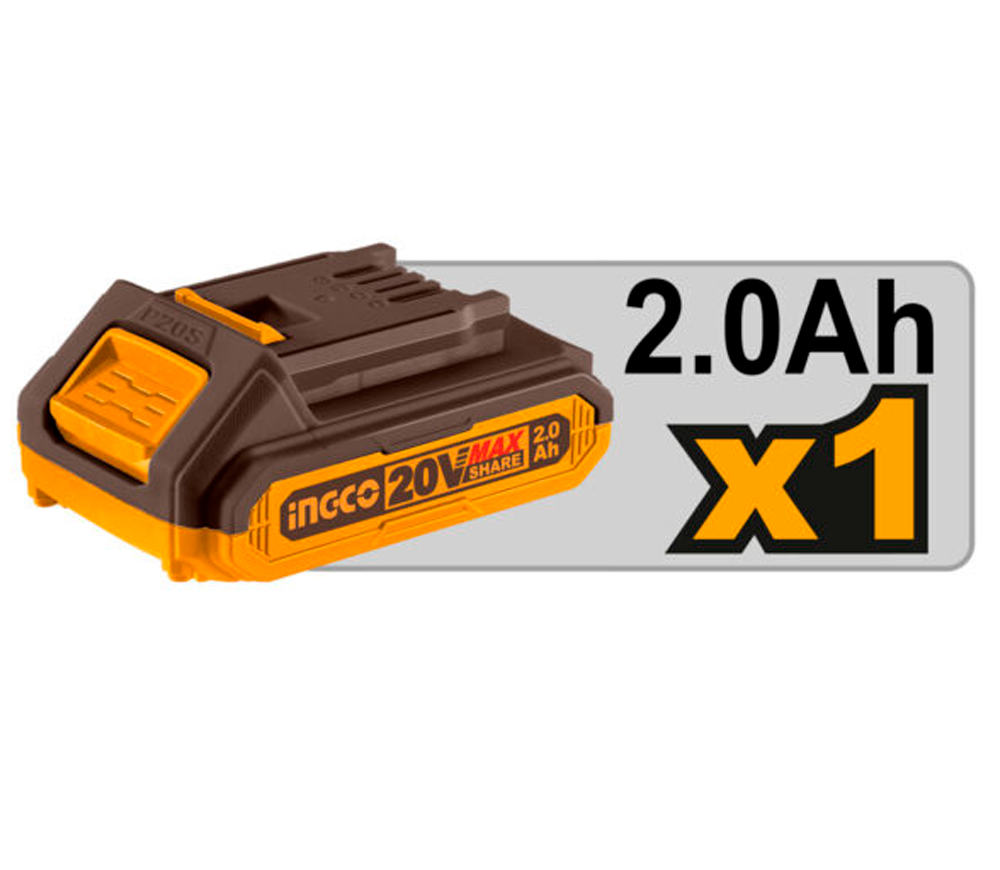 Lanternă construcții cu acumulator INGCO CWLI20258 900/1800lm 20V 2Ah photo 0