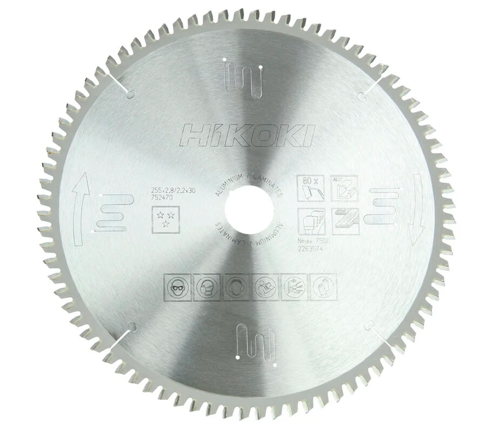 Disc pentru fierastrau electric HIKOKI 752469 255mm 2.2mm Aluminiu photo