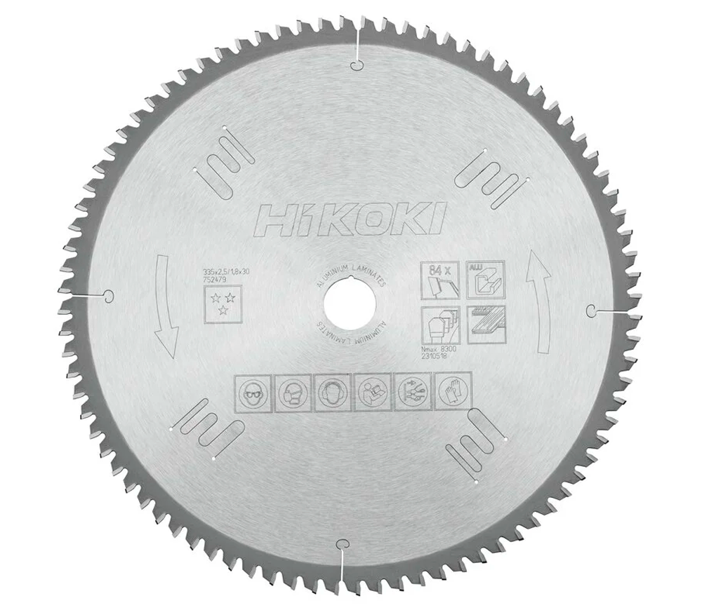 Disc pentru fierastrau electric HIKOKI 752479 335mm 1.8mm Aluminiu photo