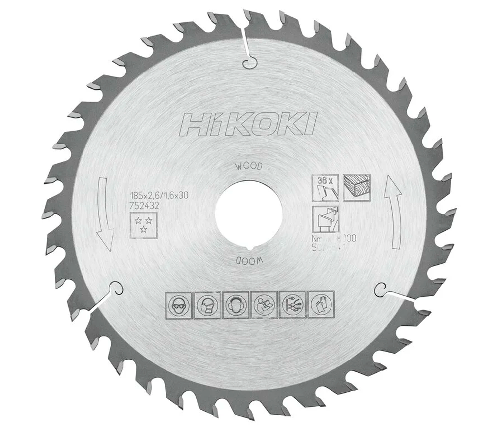Disc pentru fierastrau electric HIKOKI 752432 185mm 1.6mm Lemn photo