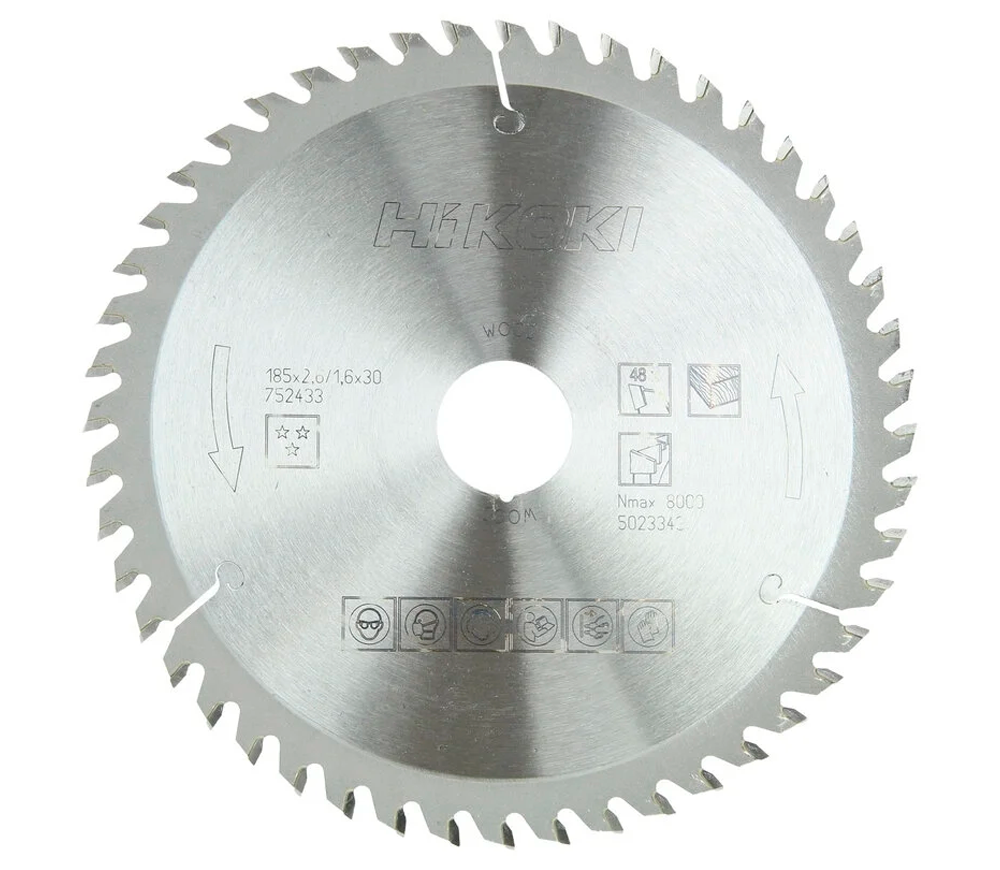 Disc pentru fierastrau electric HIKOKI 752433 185mm 1.6mm Lemn photo