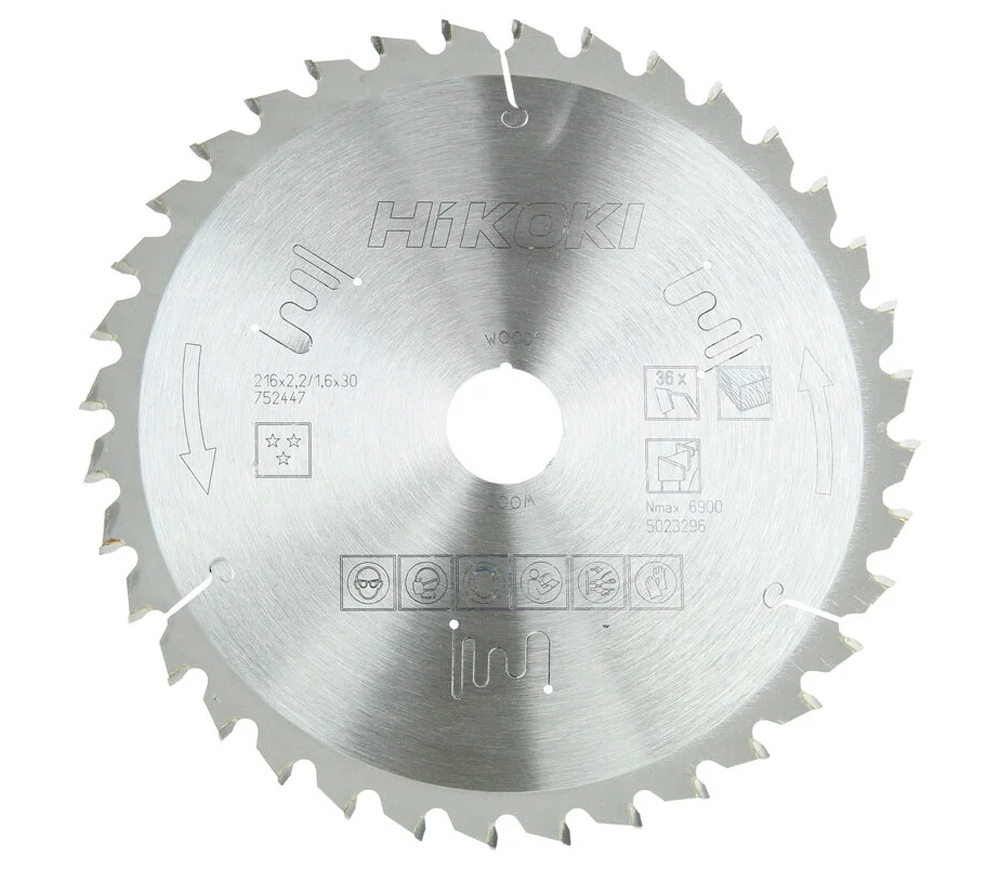 Disc pentru fierastrau electric HIKOKI 752447 216mm 1.6mm Lemn photo