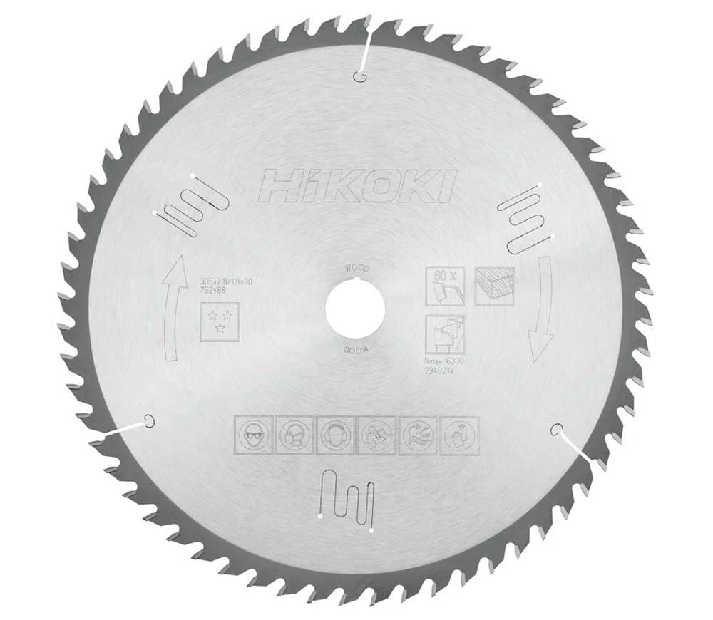 Disc pentru fierastrau electric HIKOKI 752488 305mm 1.8mm Lemn photo