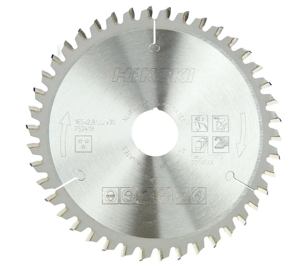 Disc pentru fierastrau electric HIKOKI 752419 165mm 2.2mm Aluminiu photo