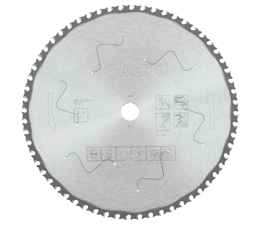 Disc pentru fierastrau electric HIKOKI 752473 305mm 1.8mm Inox photo