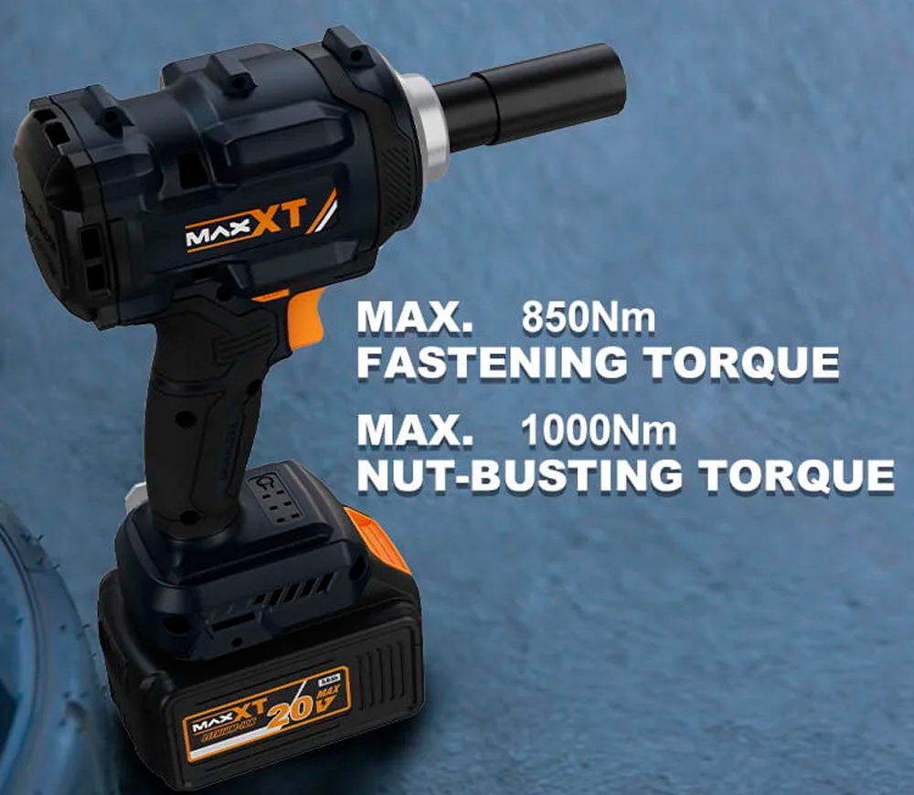 Mașină de înșurubat cu impact MAXXT MDIW20VX2 20V 4Ah 1000Nm photo 2