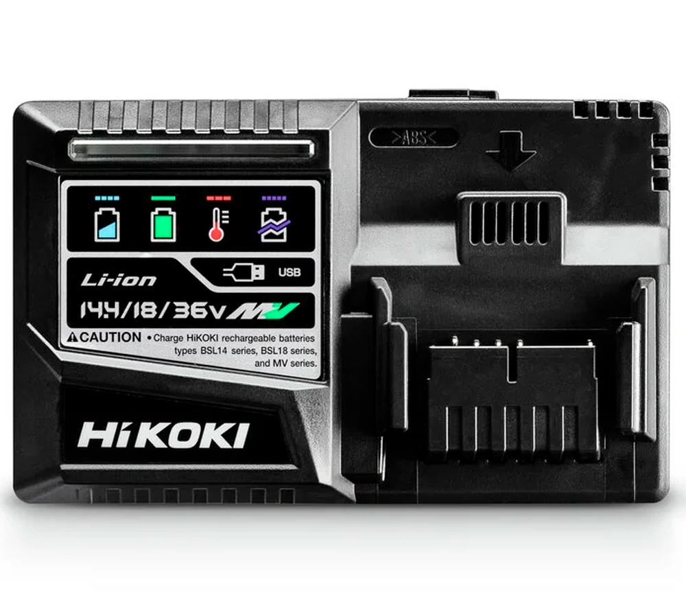 Încărcător cu 2 acumulatoare HIKOKI UC18YSL3WJZ 195w 18-36V 8A photo 0