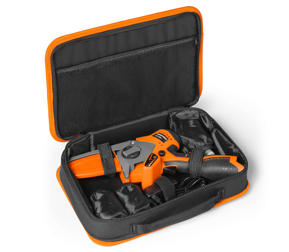 Fierăstrău cu lanț cu acumulator DAEWOO DACS 416Li SET 100mm 16V 2.5Ah photo 3