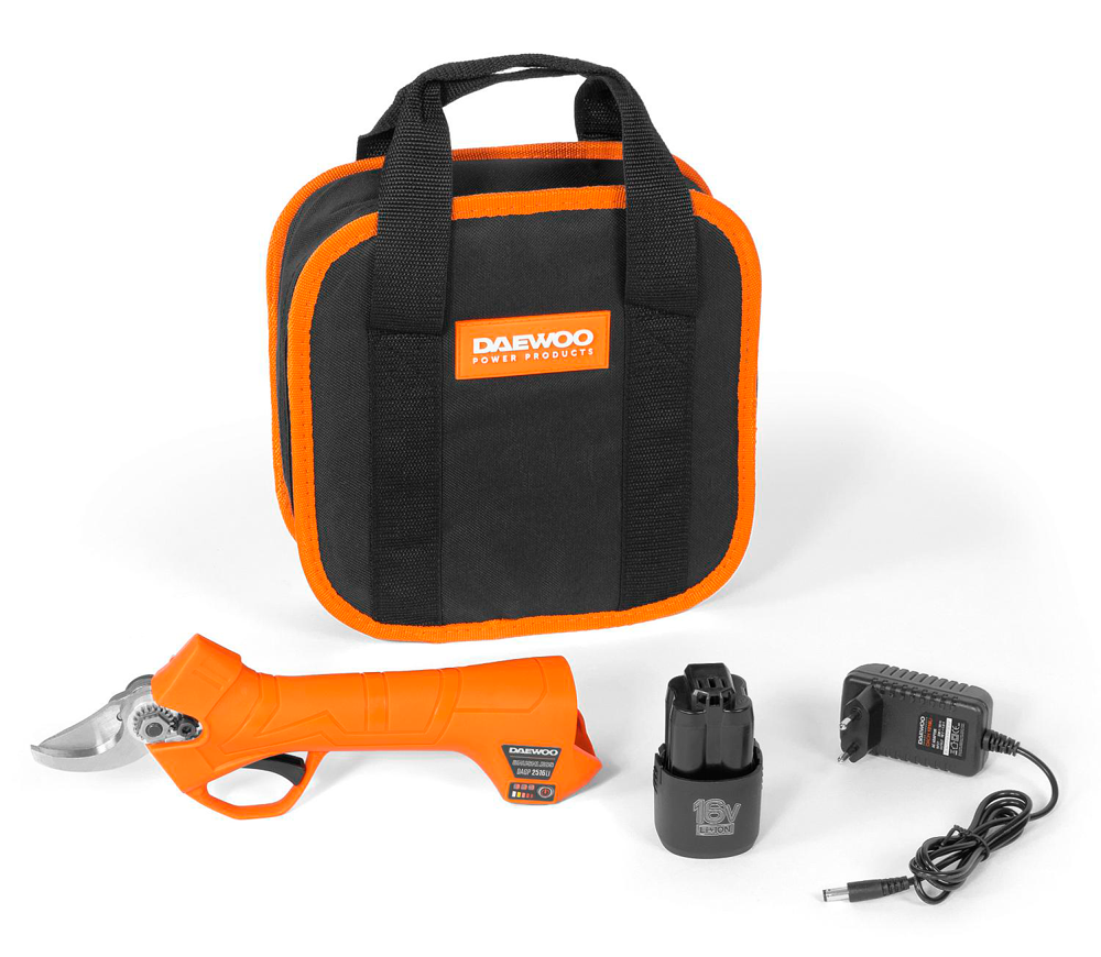 Foarfece cu acumulator DAEWOO DAGP 2516Li SET 16V 3Ah photo 0
