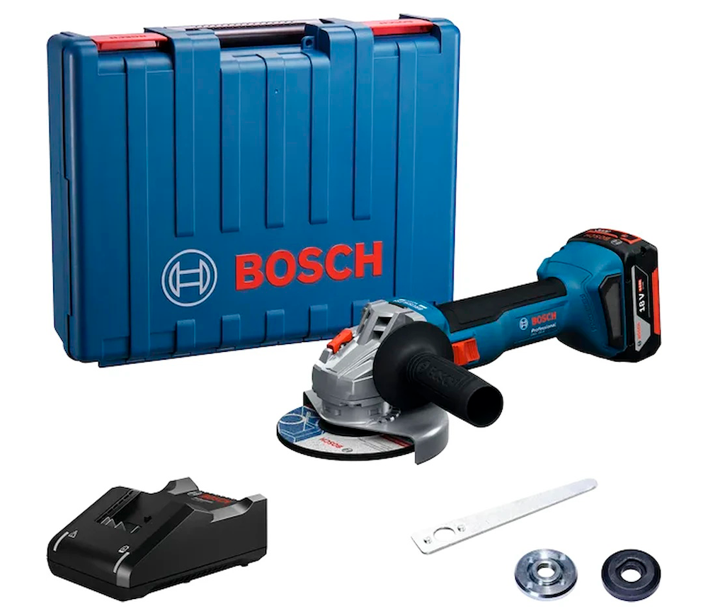 Polizor unghiular cu acumulator BOSCH GWS 18V-8 125mm 18V 4Ah photo 0