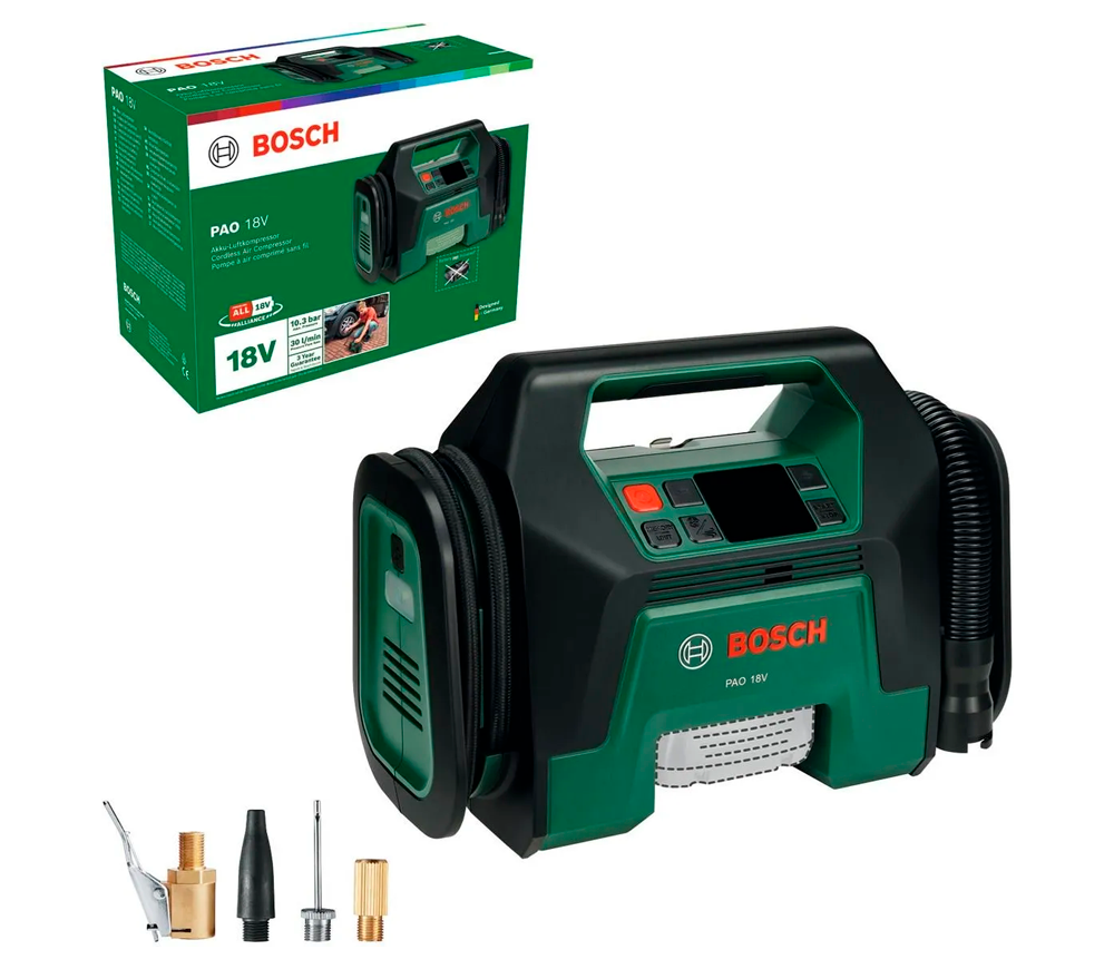 Compresor auto BOSCH PAO 18V (Solo) 10.3bar 400l/min photo 2