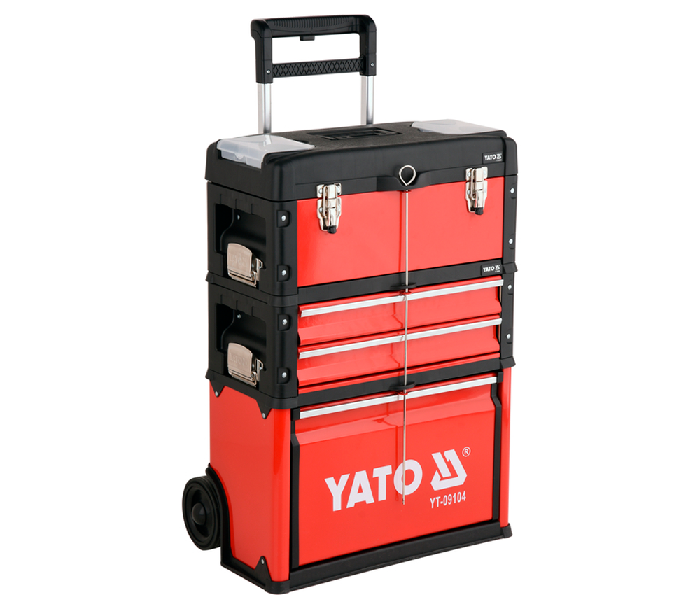 Cărucior modular pentru scule YATO YT09104 (3 module, 78 piese) photo