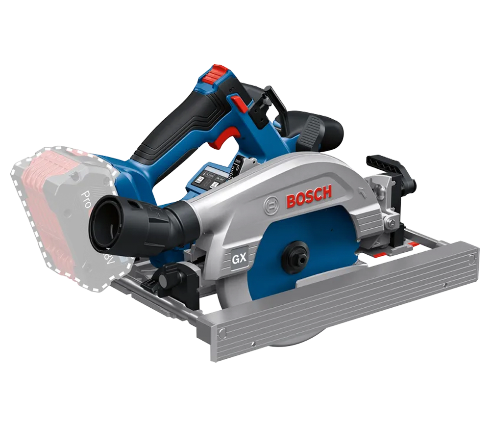 Fierăstrău circular cu acumulator BOSCH GKS 18V-57-2 GX (Solo) 165mm 18V photo