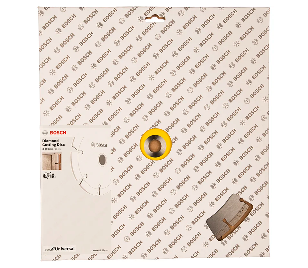 Disc de tăiat cu diamant BOSCH ECO Universal 350mm Segmentat Beton/Piatră/Cărămidă photo 1