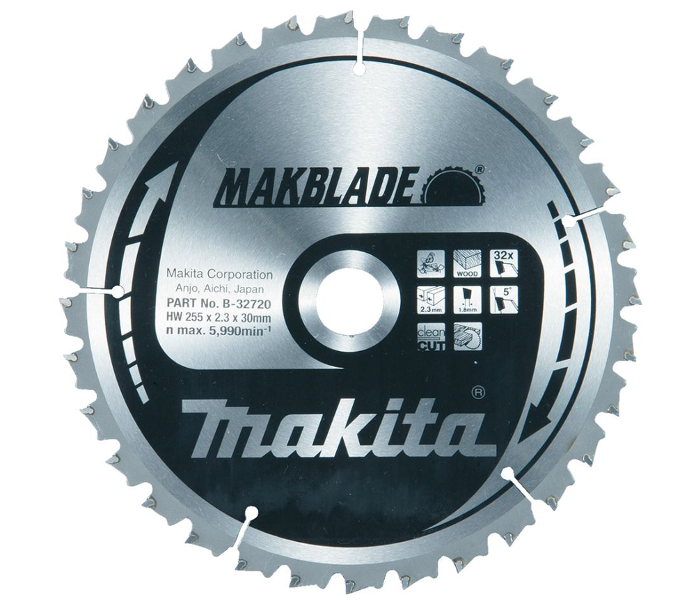 Пильный диск MAKITA Makblade B-32720 255мм 1.8мм Дерево photo