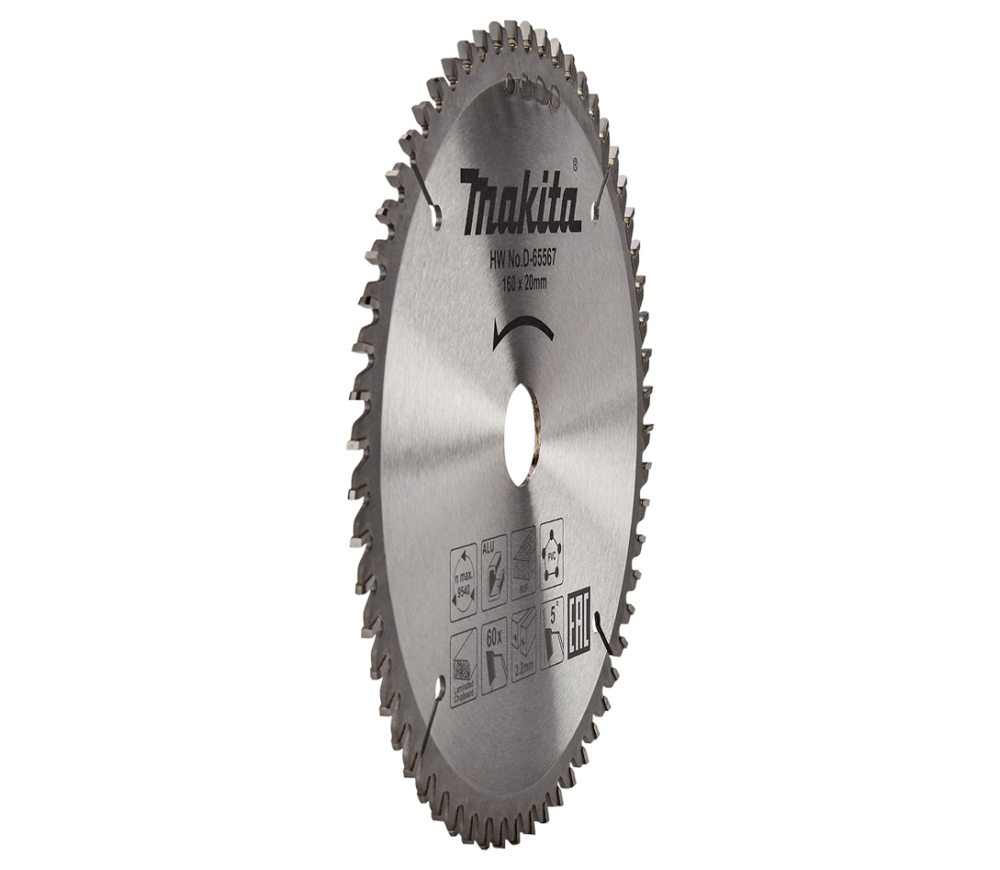Disc pentru fierastrau electric MAKITA D-65567 160mm 1.4mm Lemn/Aluminiu photo 0