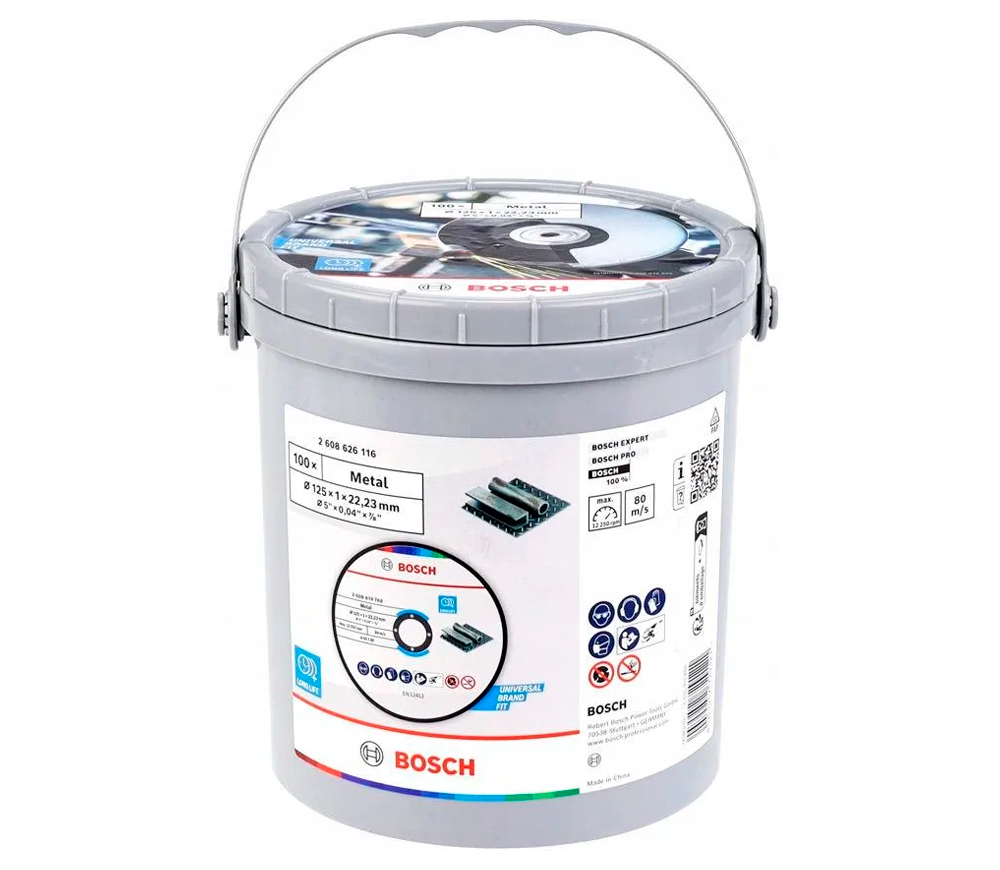Disc de tăiat abraziv BOSCH Standard 2608626116 125mm 1mm photo 0