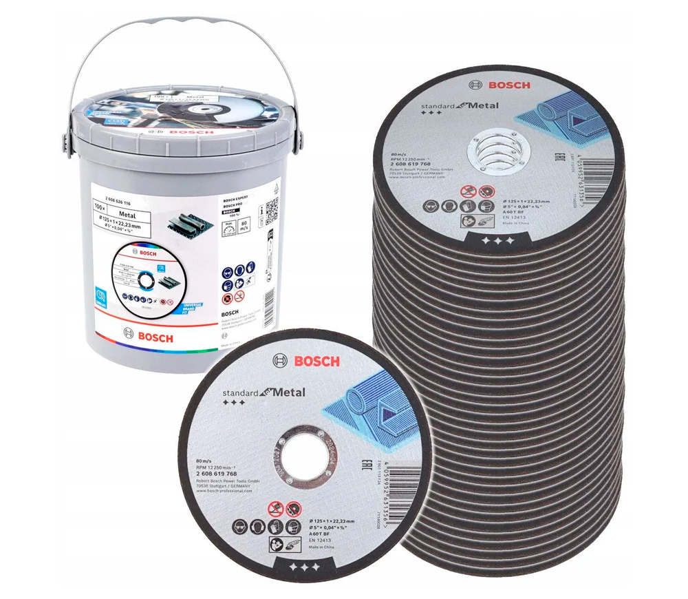 Disc de tăiat abraziv BOSCH Standard 2608626116 125mm 1mm photo