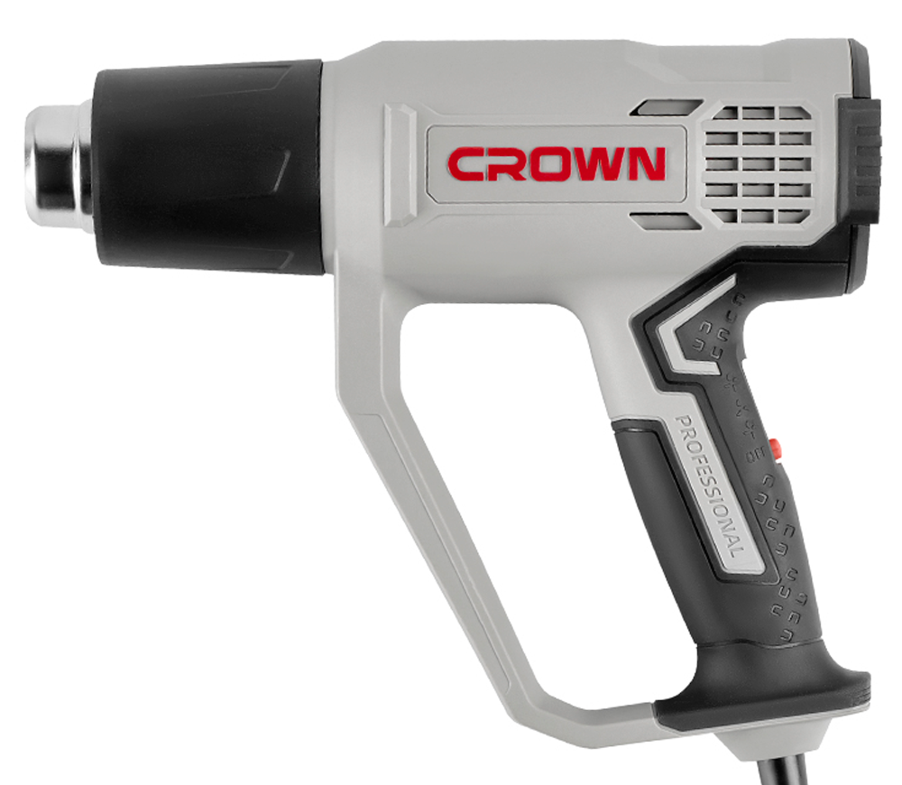 Фен строительный CROWN CT19042K 2000вт 650°C photo 0